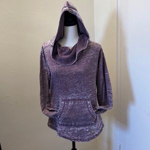Cowl Neck Hooded Sweater